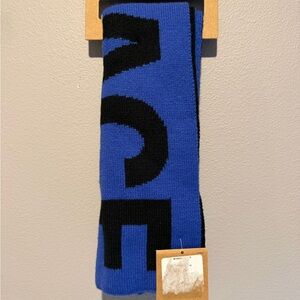 NWT. The North Face Blue and Black Scarf